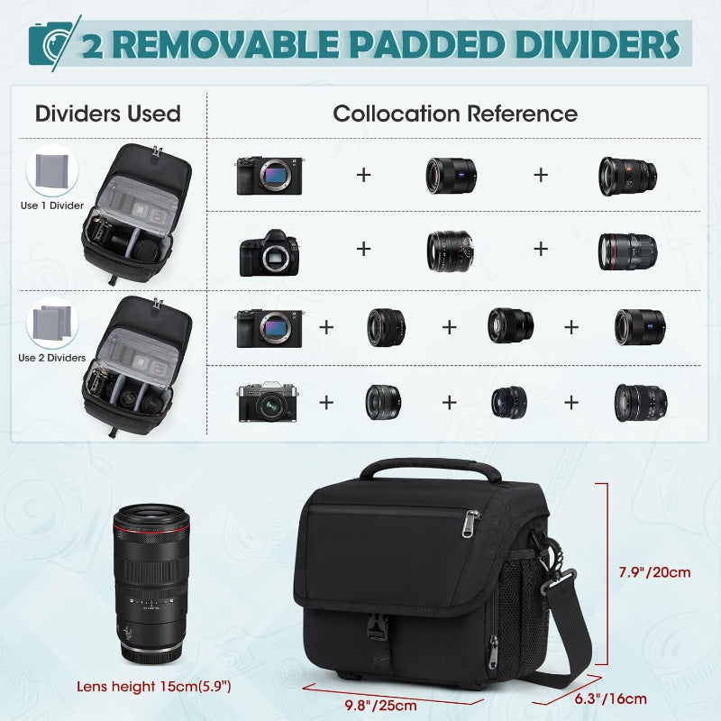 Women's & Men's Storage Fuji Canon Sony Waterproof Photography Pack