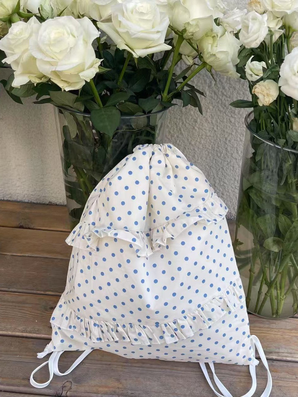 Irregular Lace Polka Dot Female Niche Design Fresh Backpacks