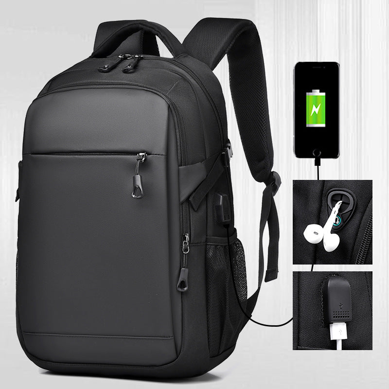 New Slouchy Men's Large Capacity Leisure Business Backpack