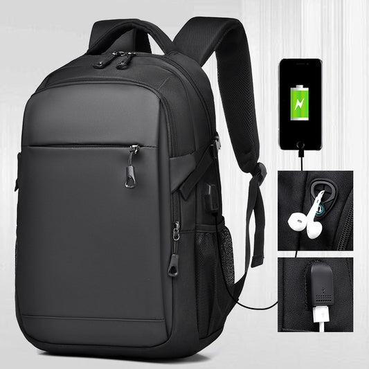 New Slouchy Men's Large Capacity Leisure Business Backpack