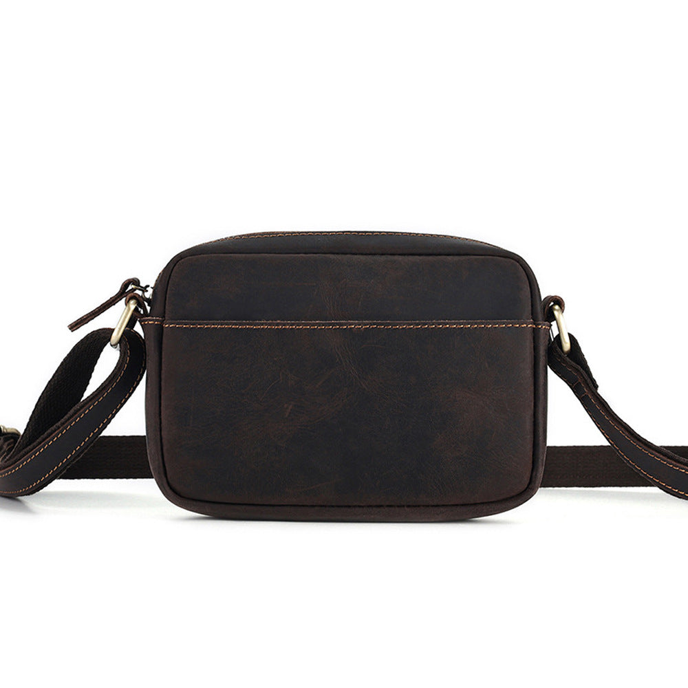 Men's High-grade Full Cowhide Genuine Leather Retro Men's Messenger Bags
