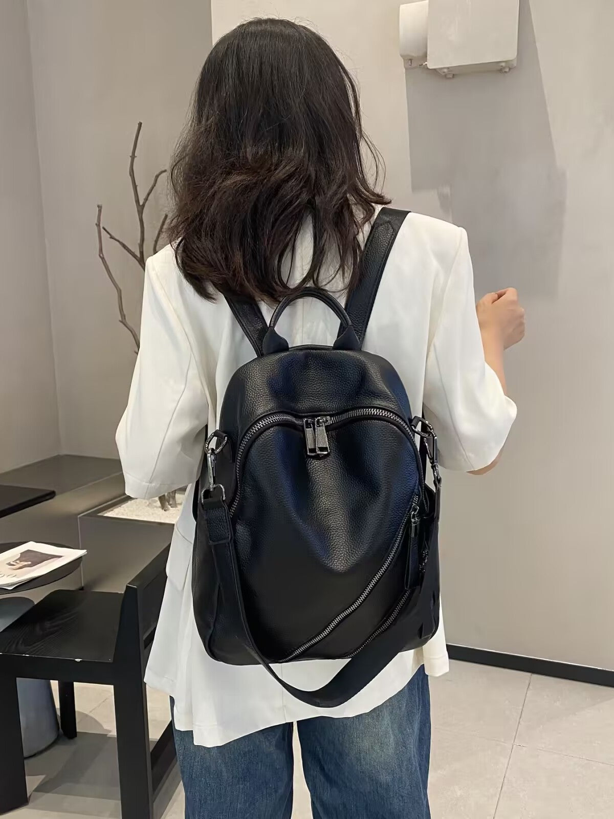 Women's Lightweight Mini Design Soft Leather For Bags