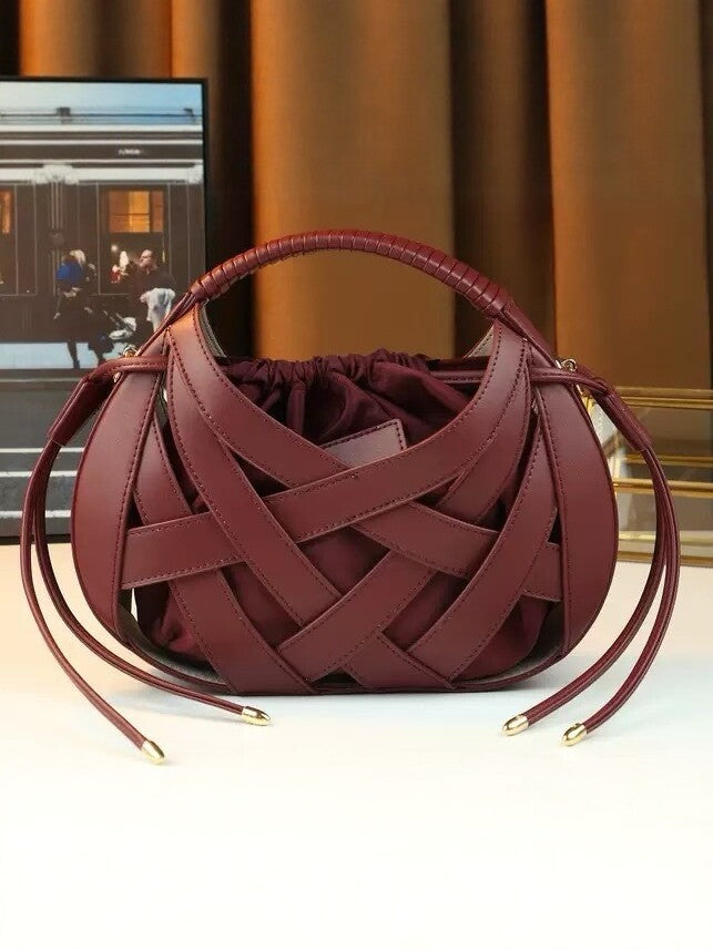 Women's Woven High-grade Fashion Underarm Niche Design Women's Messenger Bag
