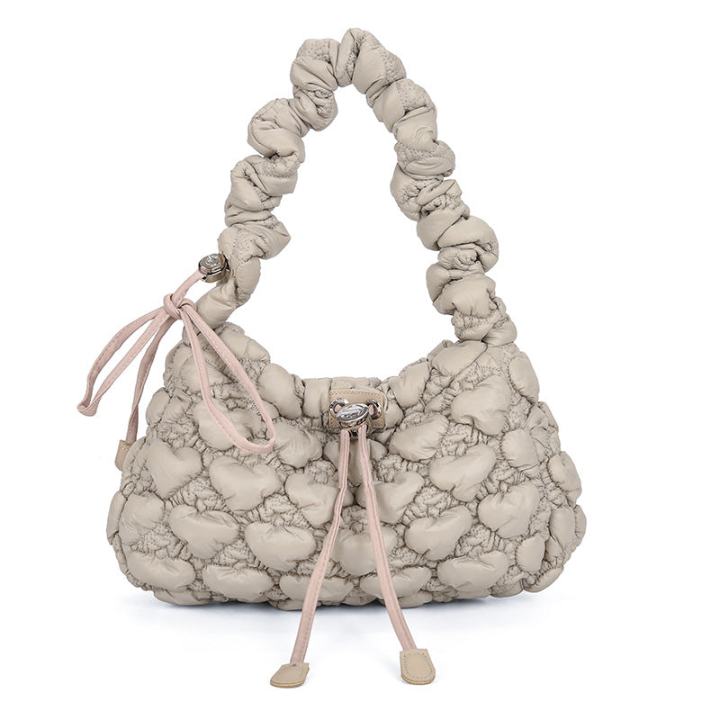 Women's Spring Bubble Western Style Underarm Personalized Bags