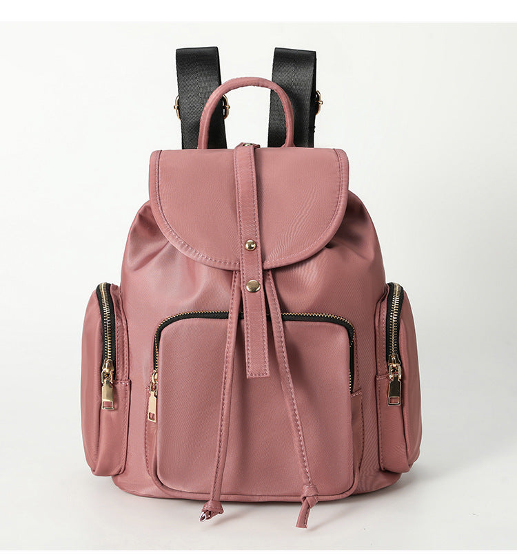 Women's Nylon Waterproof Flip Versatile Large Capacity Backpacks