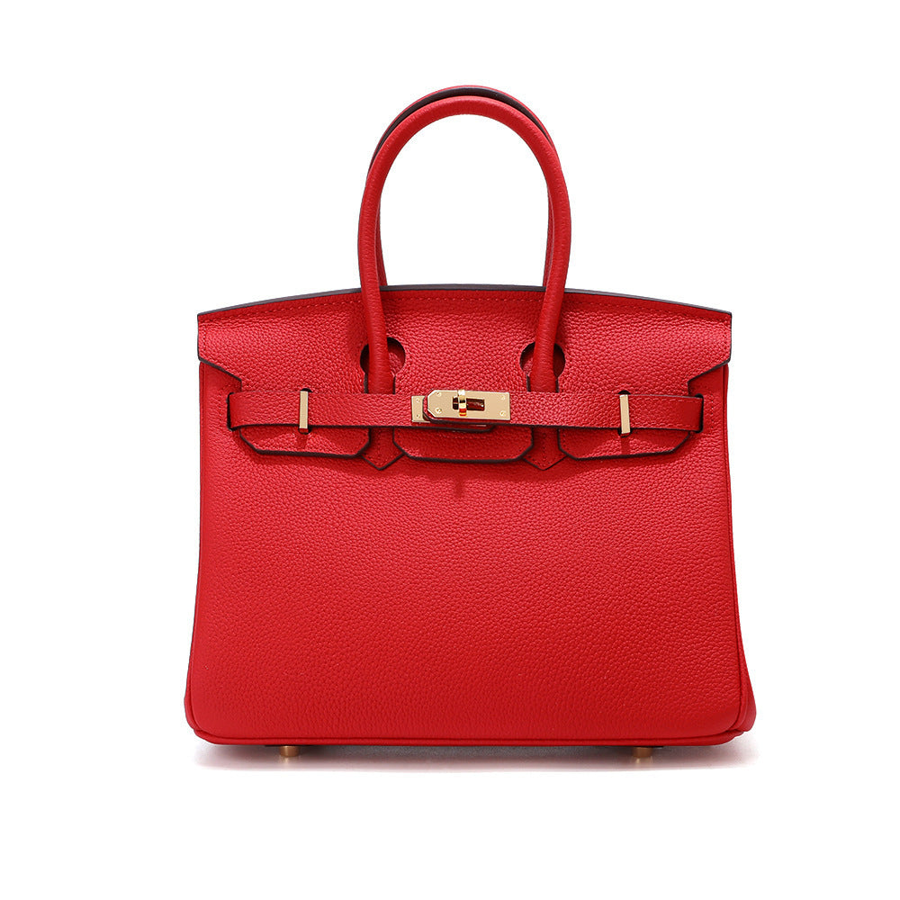 Leather First Layer Cowhide High-grade Fashion Large Women's Handbag