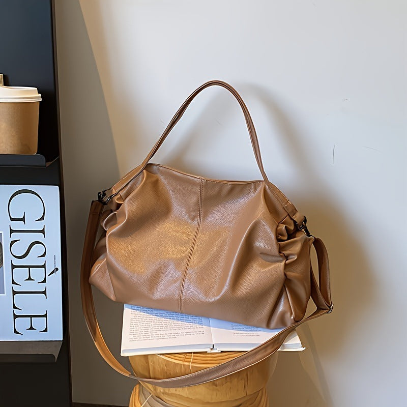 Women's Classic Daily Commuter Overseas Simple Stylish Women's Shoulder Bag