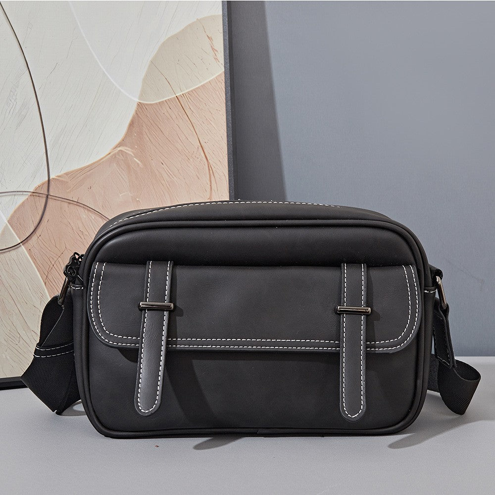 Slouchy Men's Pouch Fashion Retro Poor Men's Messenger Bag