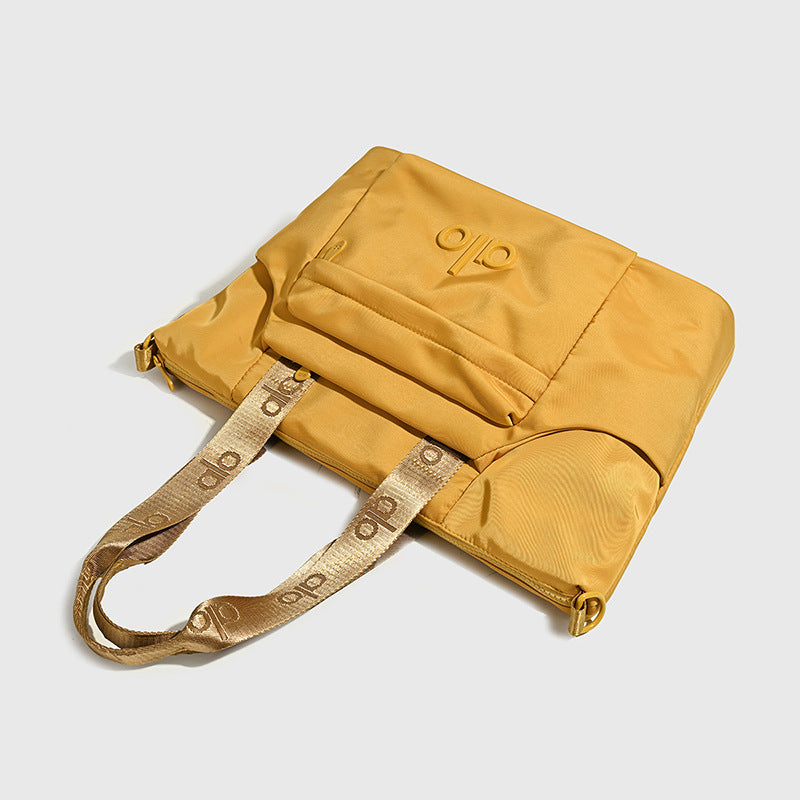 Women's Simple Yoga Fitness Fashion One Solid Women's Shoulder Bag
