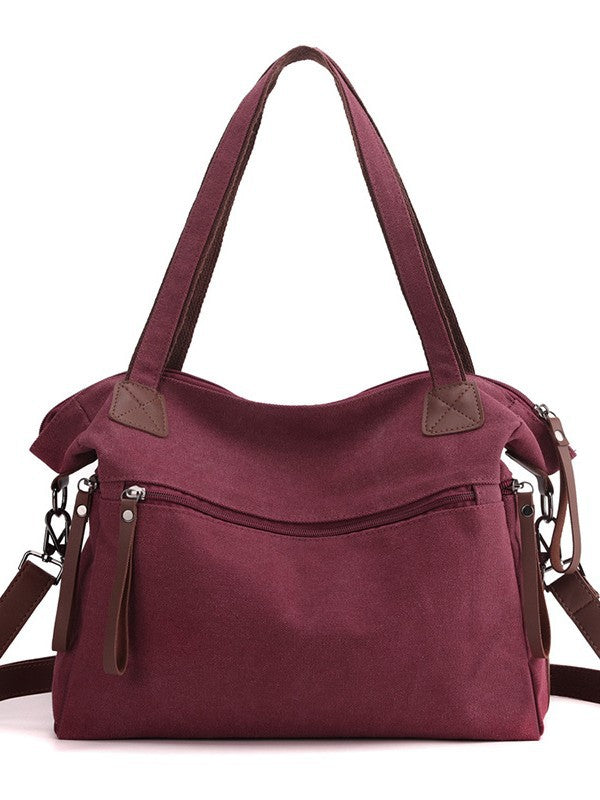 Women's Quality Canvas Large Capacity Commuter Totes Women's Shoulder Bag