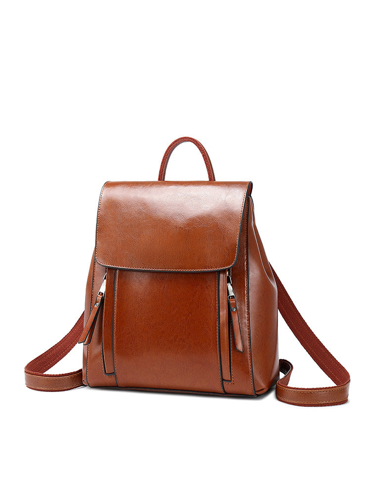 Pretty Women's Join First Layer Cowhide Backpacks