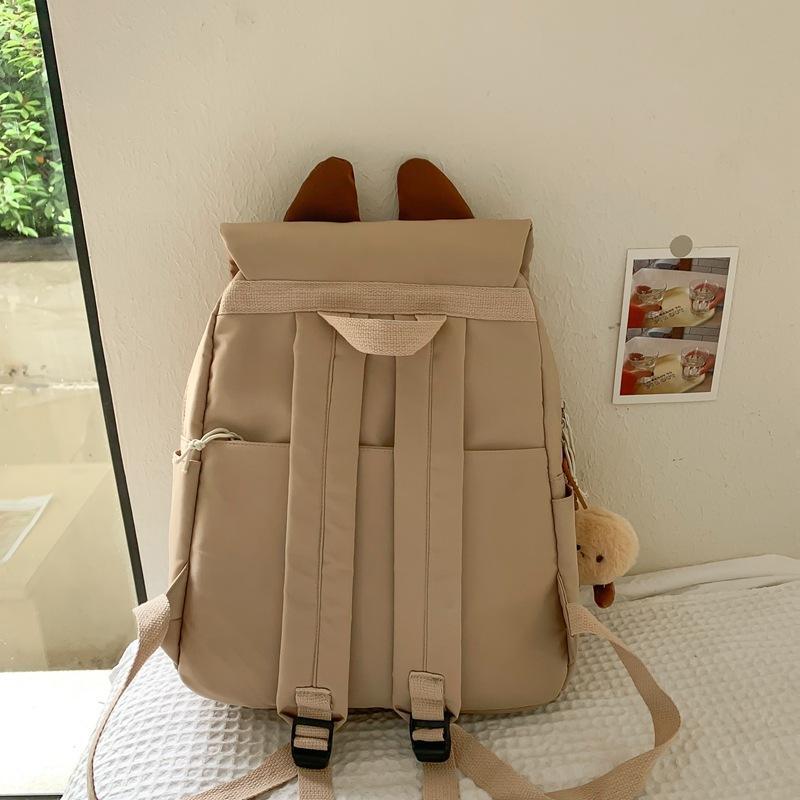Cartoon Siamese Kitten Female Junior High Backpacks