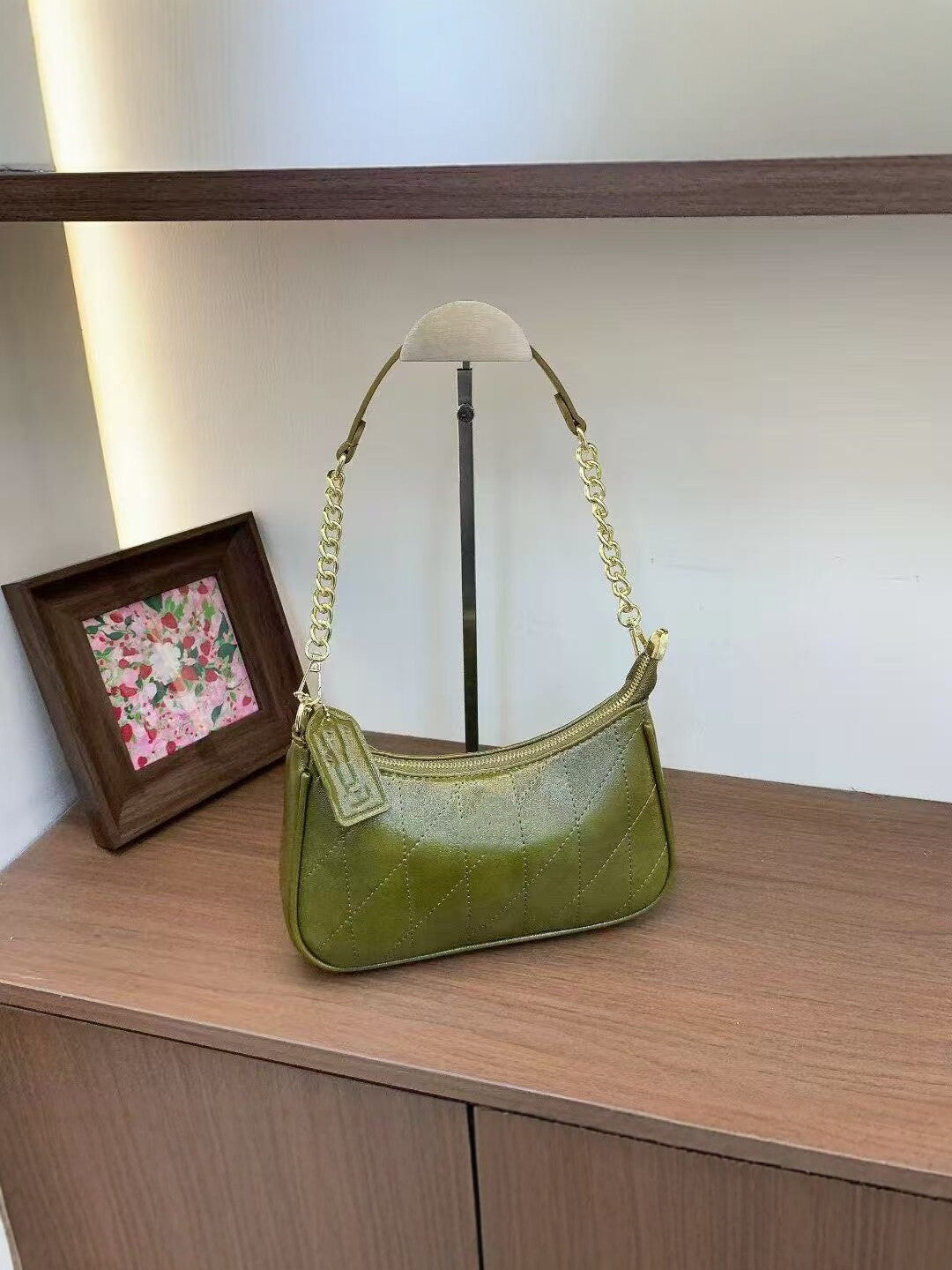 Trendy Women's Rhombus Chain Underarm Fashion Women's Shoulder Bag