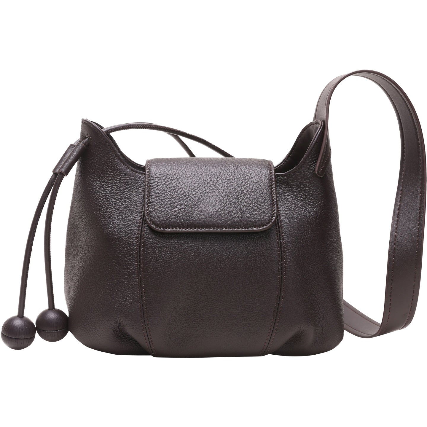 Women's Cowhide Retro Pumpkin High Sense Soft Women's Messenger Bag