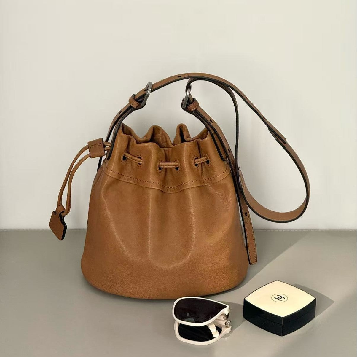 Beautiful Attractive Women's Drawstring Commute Pouch Bucket Bags