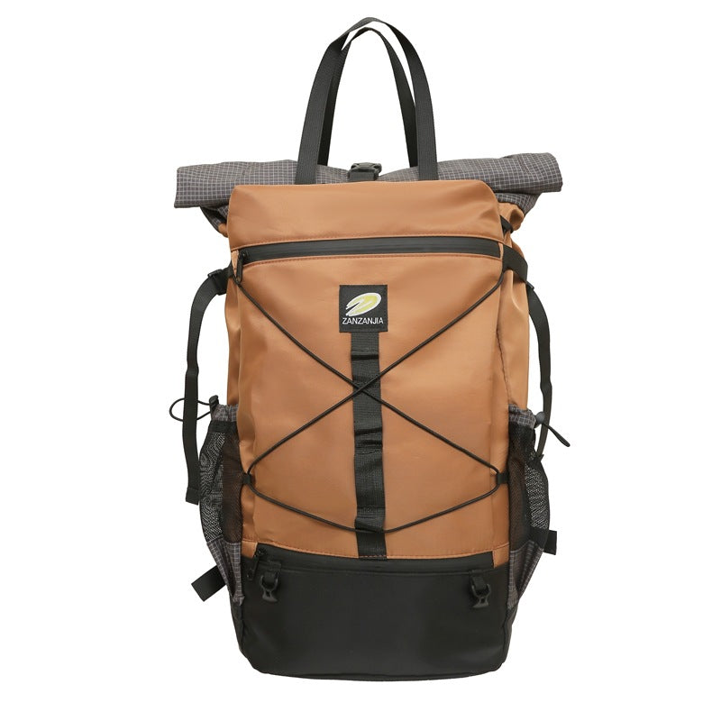 Women's & Men's Curved Edge Hiking Large Capacity Light Backpacks