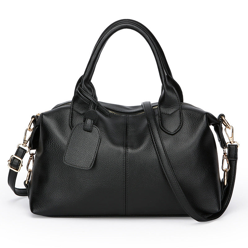 Women's High-grade Elegant Boston Portable Straight Bags
