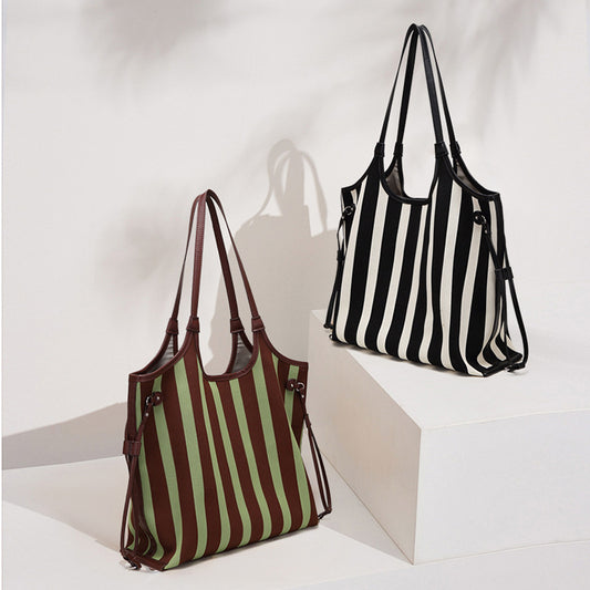 Fashion Canvas Large Capacity Woven Fabric Bags
