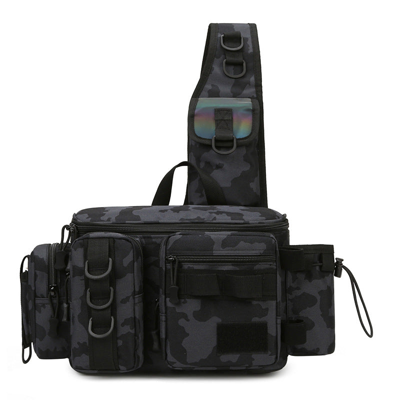 Men's Lure Multifunctional Fishing Pole Insertion Sports Backpack