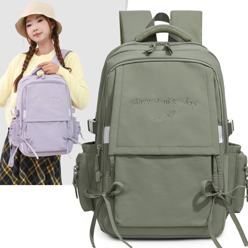New Simple High College Large Capacity Backpacks