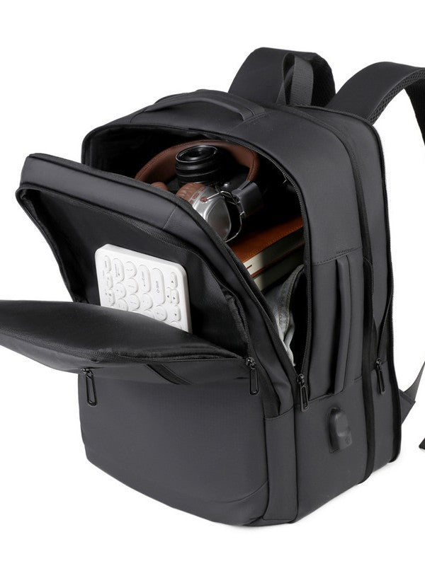 Men's Derm Waterproof Expandable Computer College Business Backpack
