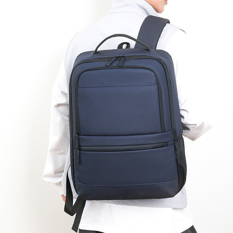 Men's Large Capacity Waterproof Simple Commuter Business Backpack