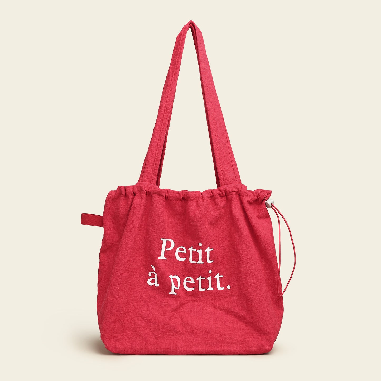 Women's Artistic Linen Large Capacity Idle Style Portable Drawstring Women's Shoulder Bag