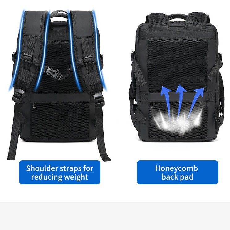 Women's & Men's Scalable Large Capacity Computer Waterproof Leisure Backpack
