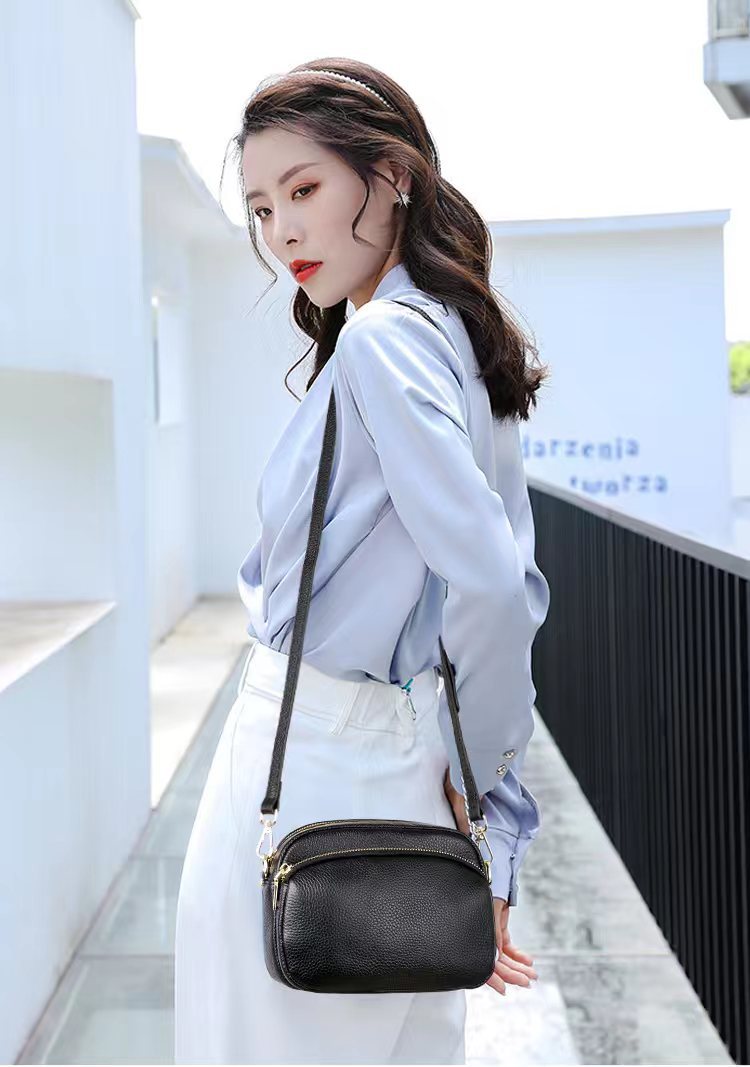 Women's Genuine Leather Soft First Layer Cowhide Women's Shoulder Bag