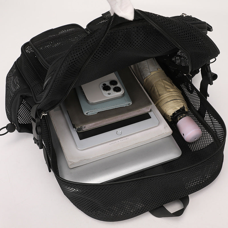 Hollow Large Capacity Mesh Computer Beach Bags