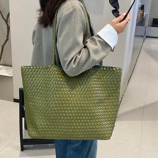 Women's Summer Hand-woven One Combination Vegetable Basket Large Women's Shoulder Bag