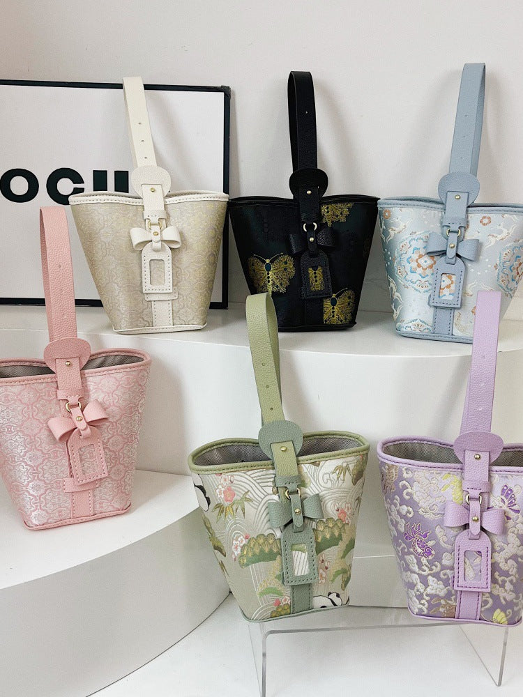 Style Song Dynasty Brocade Fabric Homemade Material Bags