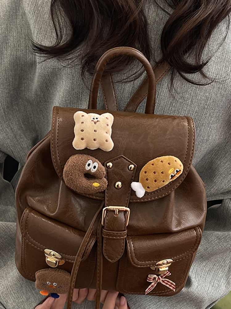 Women's Popular Fashionable Retro Winter Refined Simple Women's Backpack