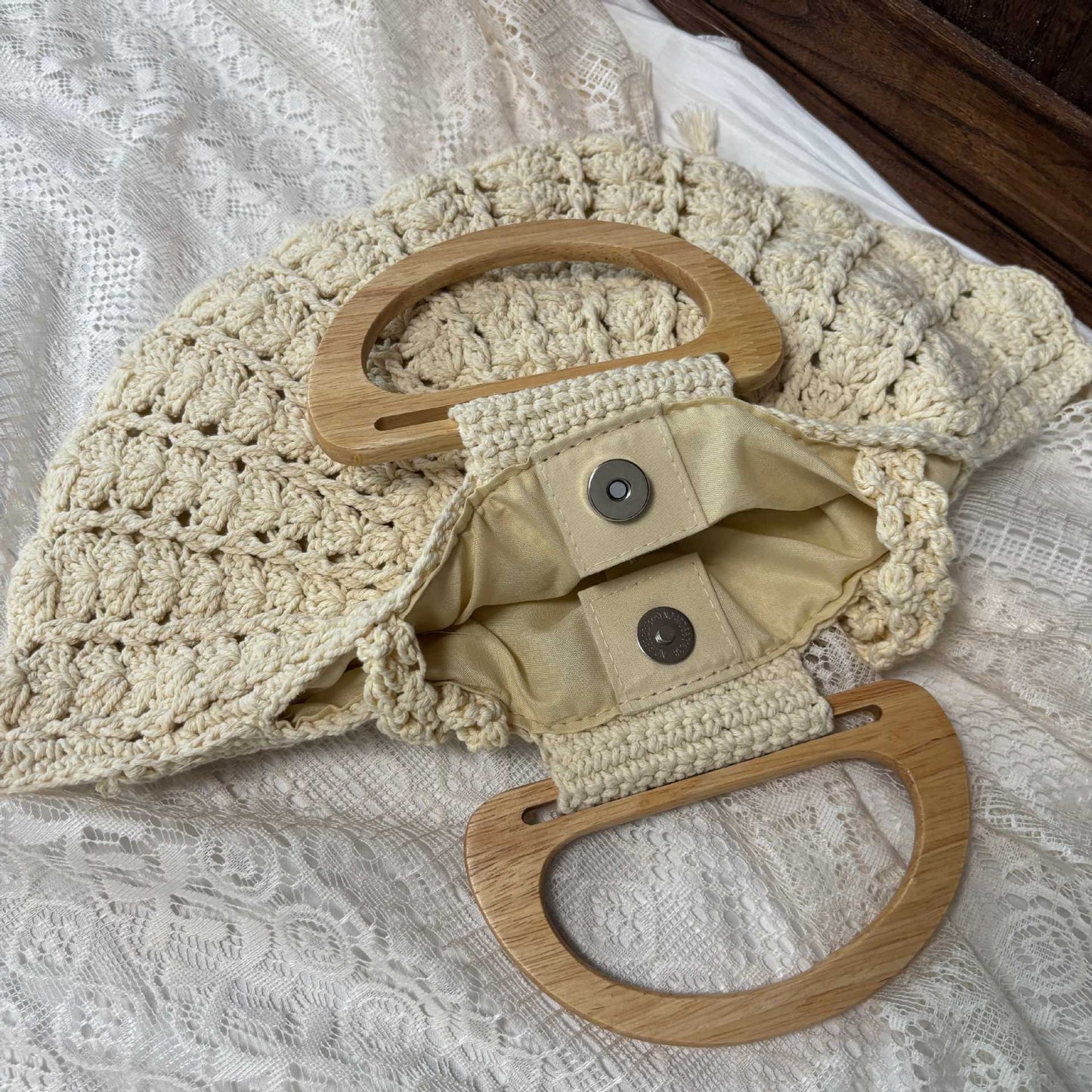 Women's Vacation Beach Large Capacity Niche Shell-shaped Women's Shoulder Bag