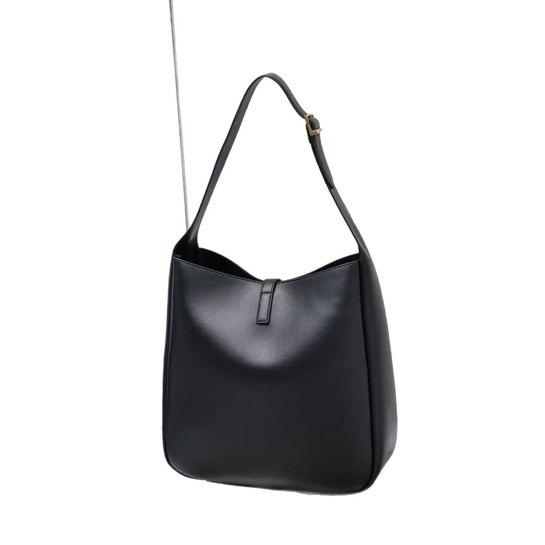 Women's Soft Surface Cowhide Leather Genuine Underarm Bag