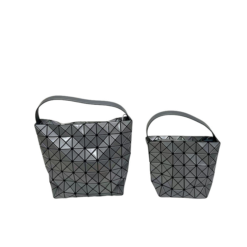 Women's Geometric Life Rhombus Moon Fashion Baguette Underarm Bag