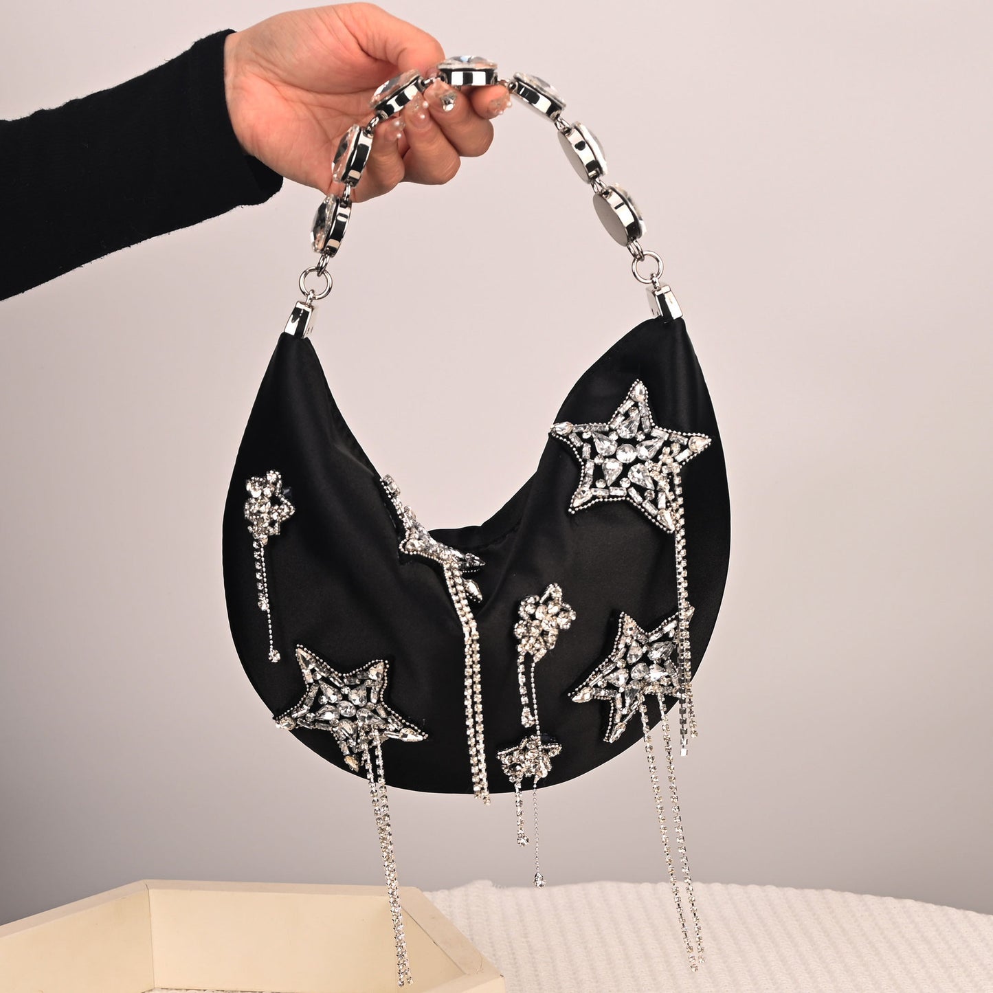 Women's French Entry Lux Niche Diamond Pentagram Handbags