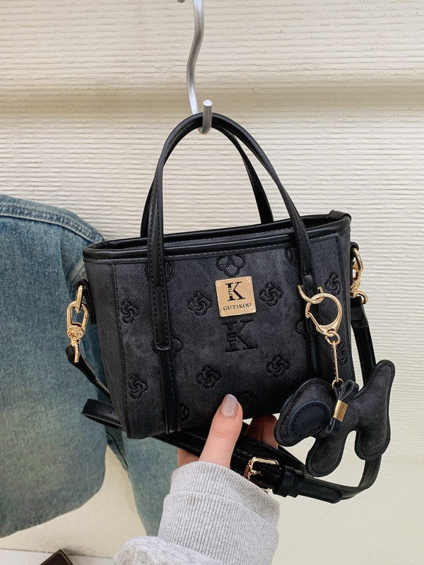 Women's Retro Vegetable Basket Fashionable Commuter Bucket Bag