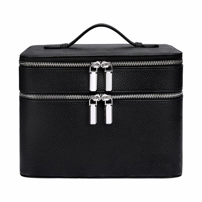 Light Luxury Large Capacity Leather Convenient Cosmetic Cases