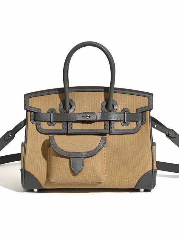 Canvas Top Layer Cowhide Advanced Fashion Bags