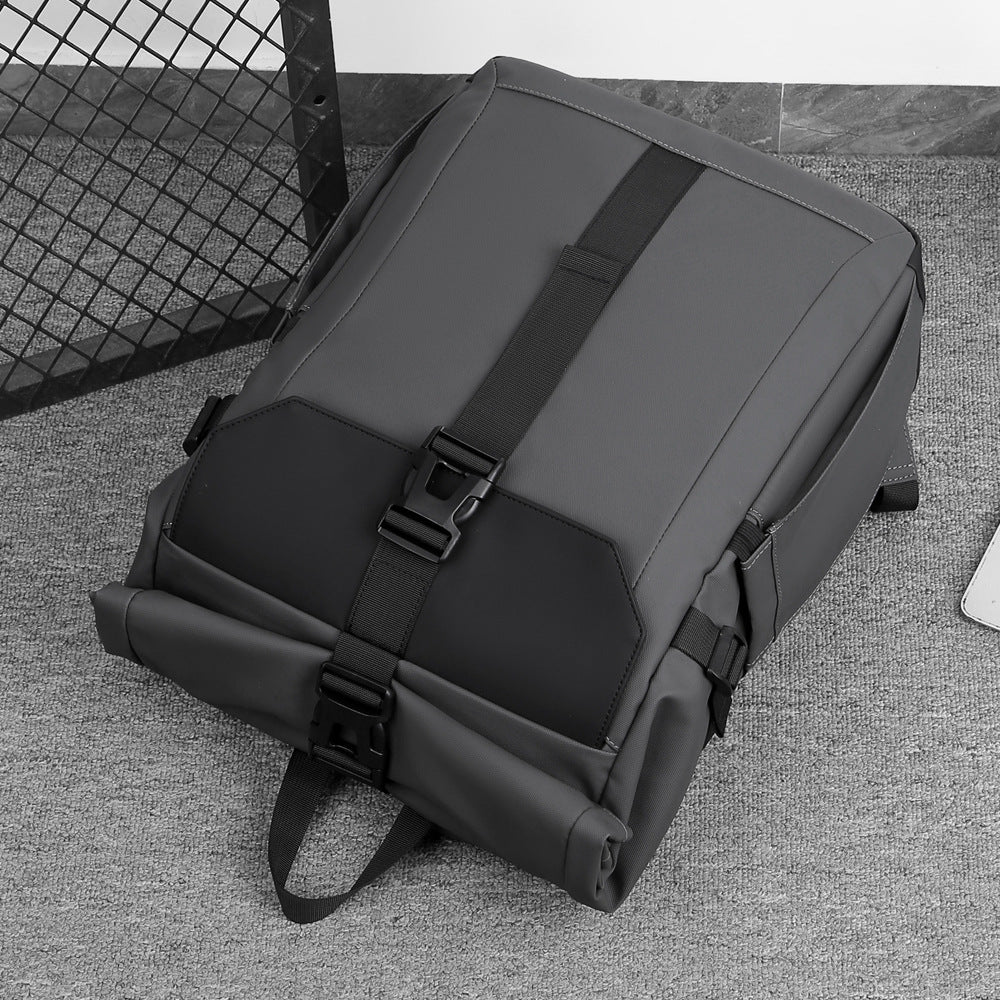 Men's Multifunctional Simple Large Capacity Computer Short Backpacks