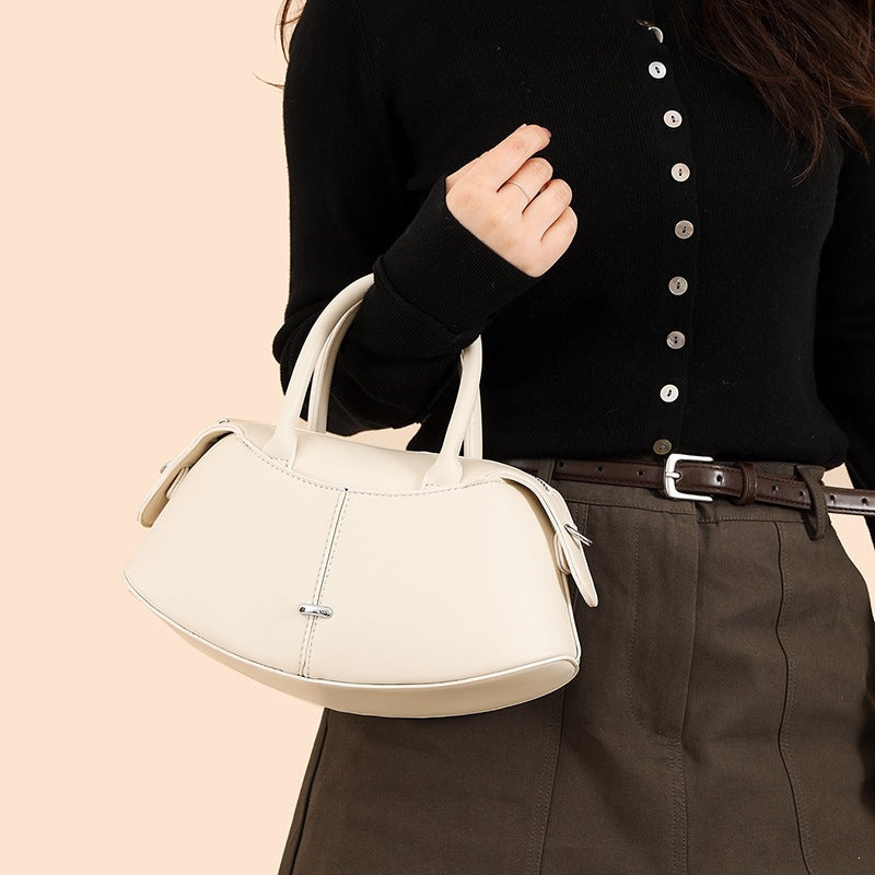 Beautiful Women's Smile French Minority Simple Handbags