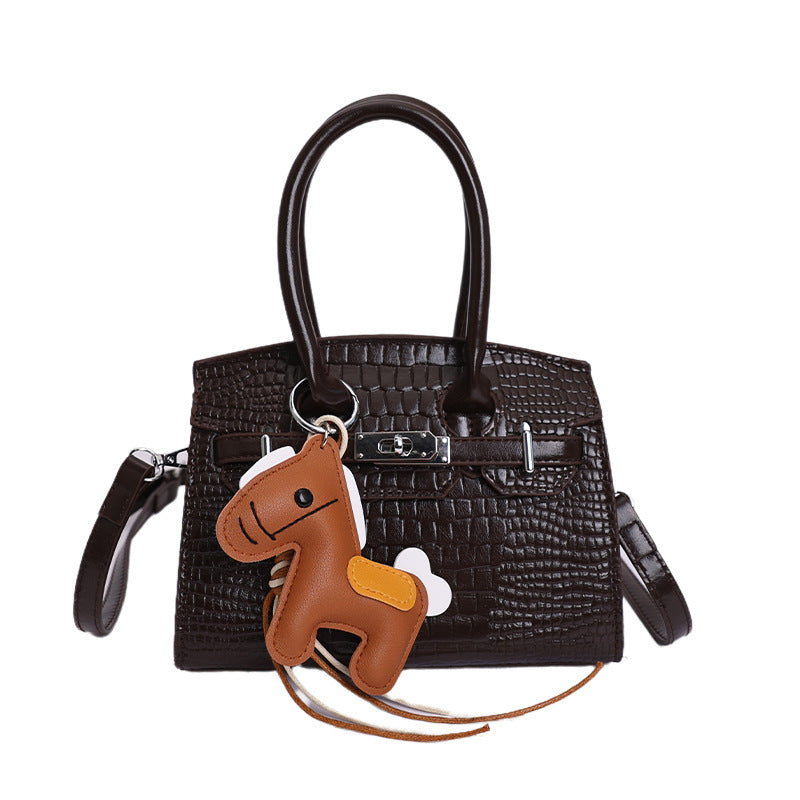 Women's Crocodile Pattern Platinum Fashionable Affordable Luxury Bags