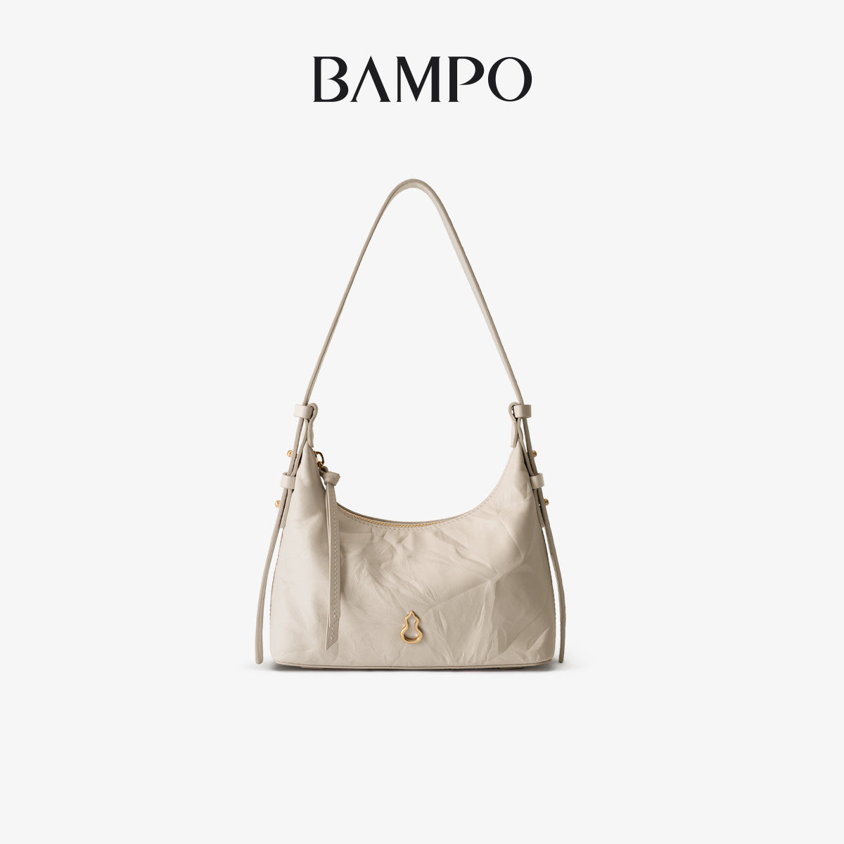 Half Slope Layer Cowhide Underarm Texture Women's Shoulder Bag