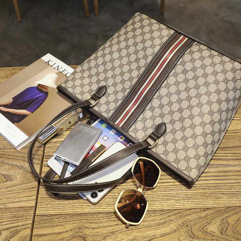 Beautiful Women's Commuter Large Capacity Underarm Tote Bag