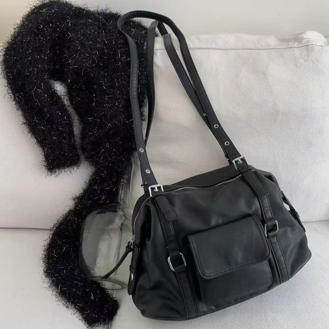 Textured Korean Style High-grade Large Capacity Handbags