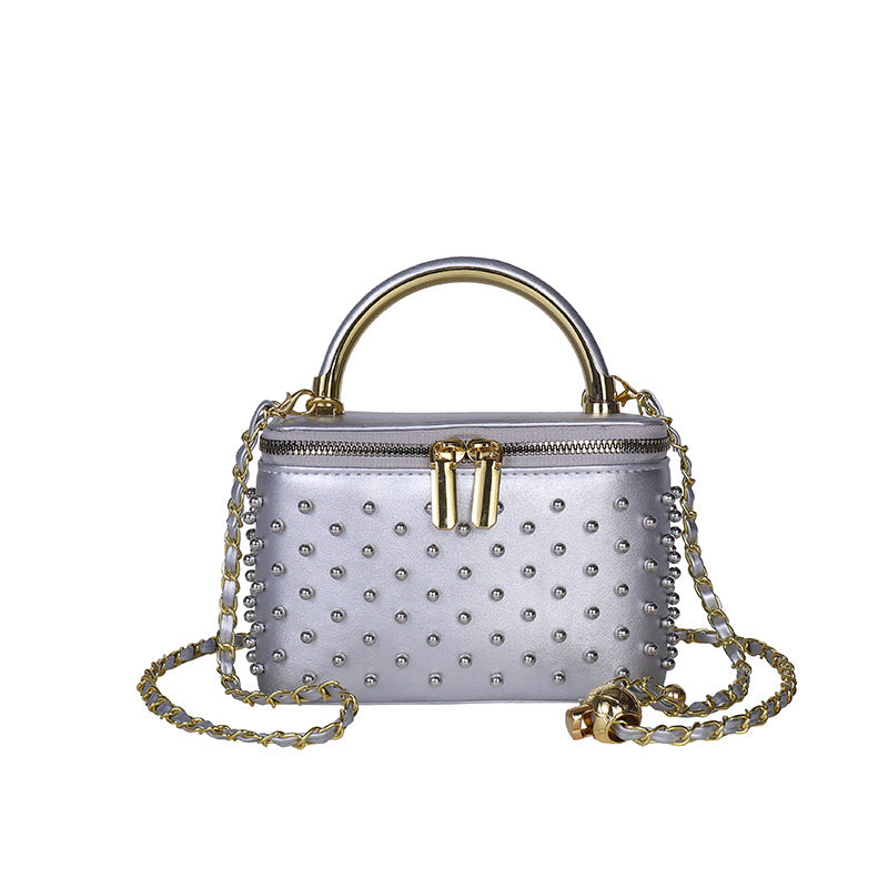 Commuter Trendy Box Fashionable Western Style Women's Messenger Bag