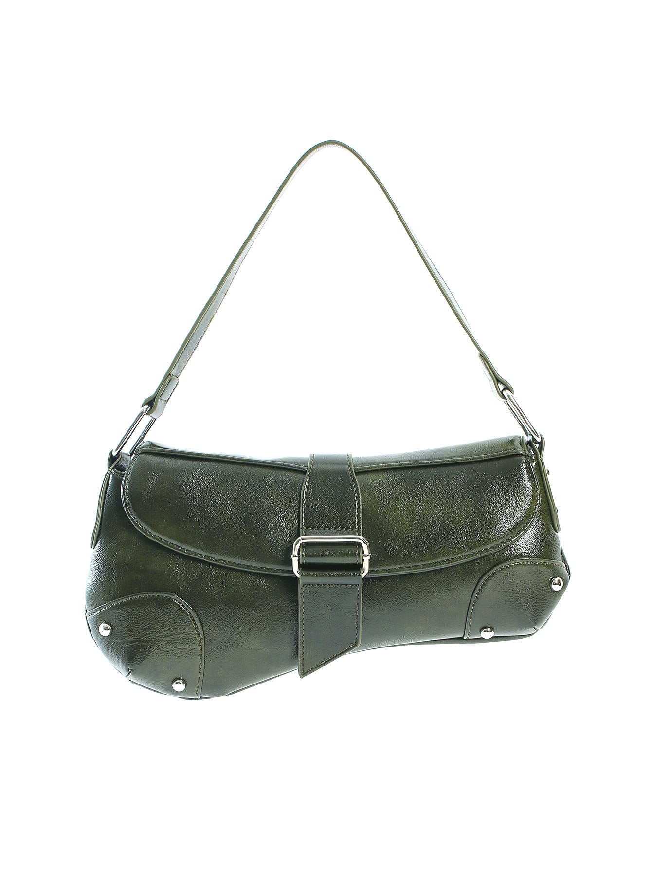 Women's Niche Oil Wax Leather Irregular Retro Shoulder Bags