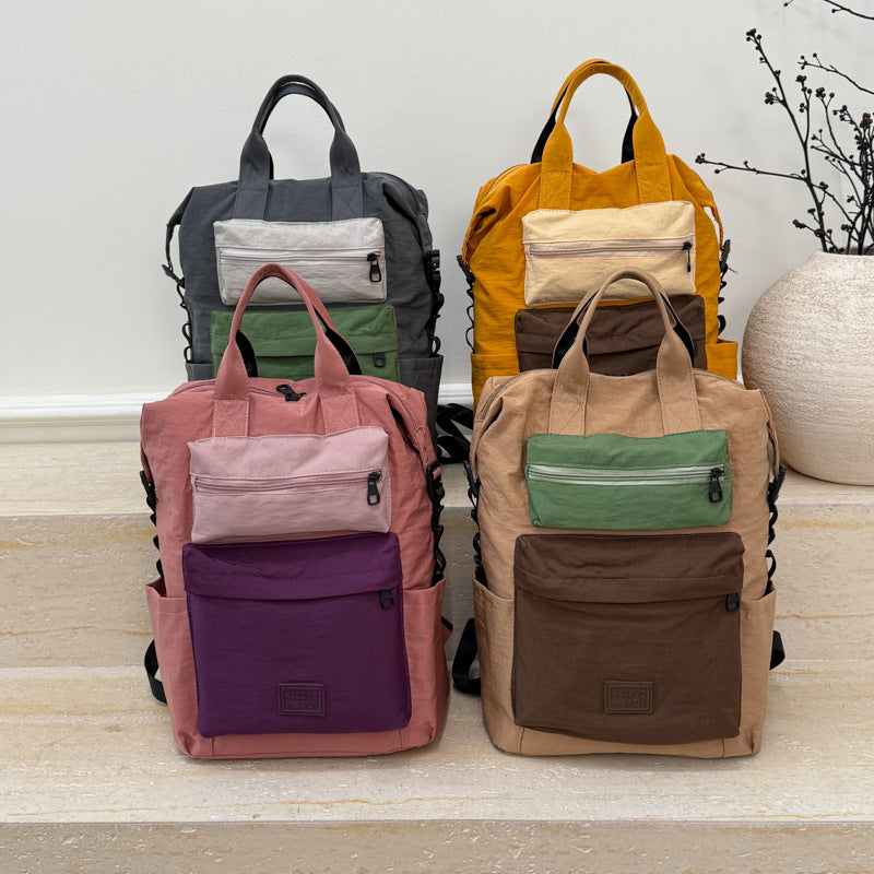 Style Korean Trendy Unisex Simple For Backpacks