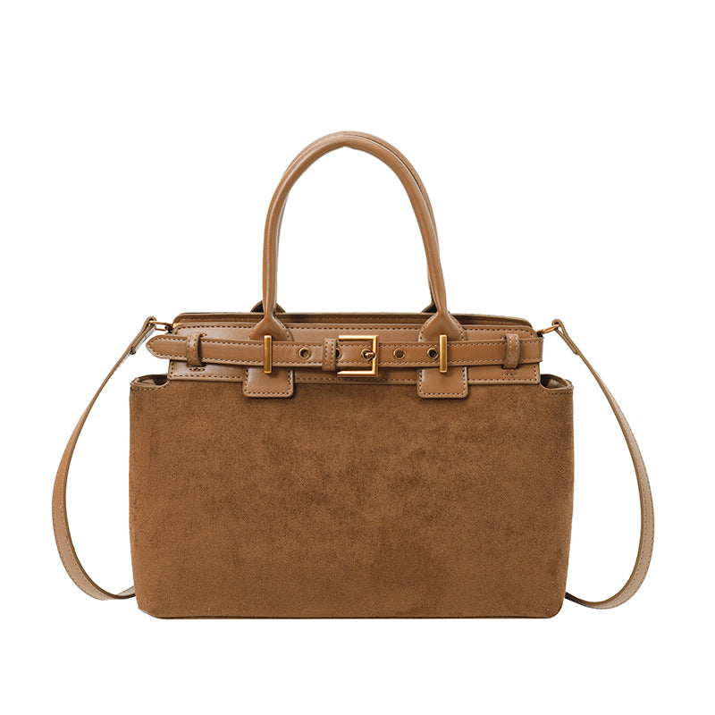 Women's Western Style Suede Winter Elegant Texture Bags